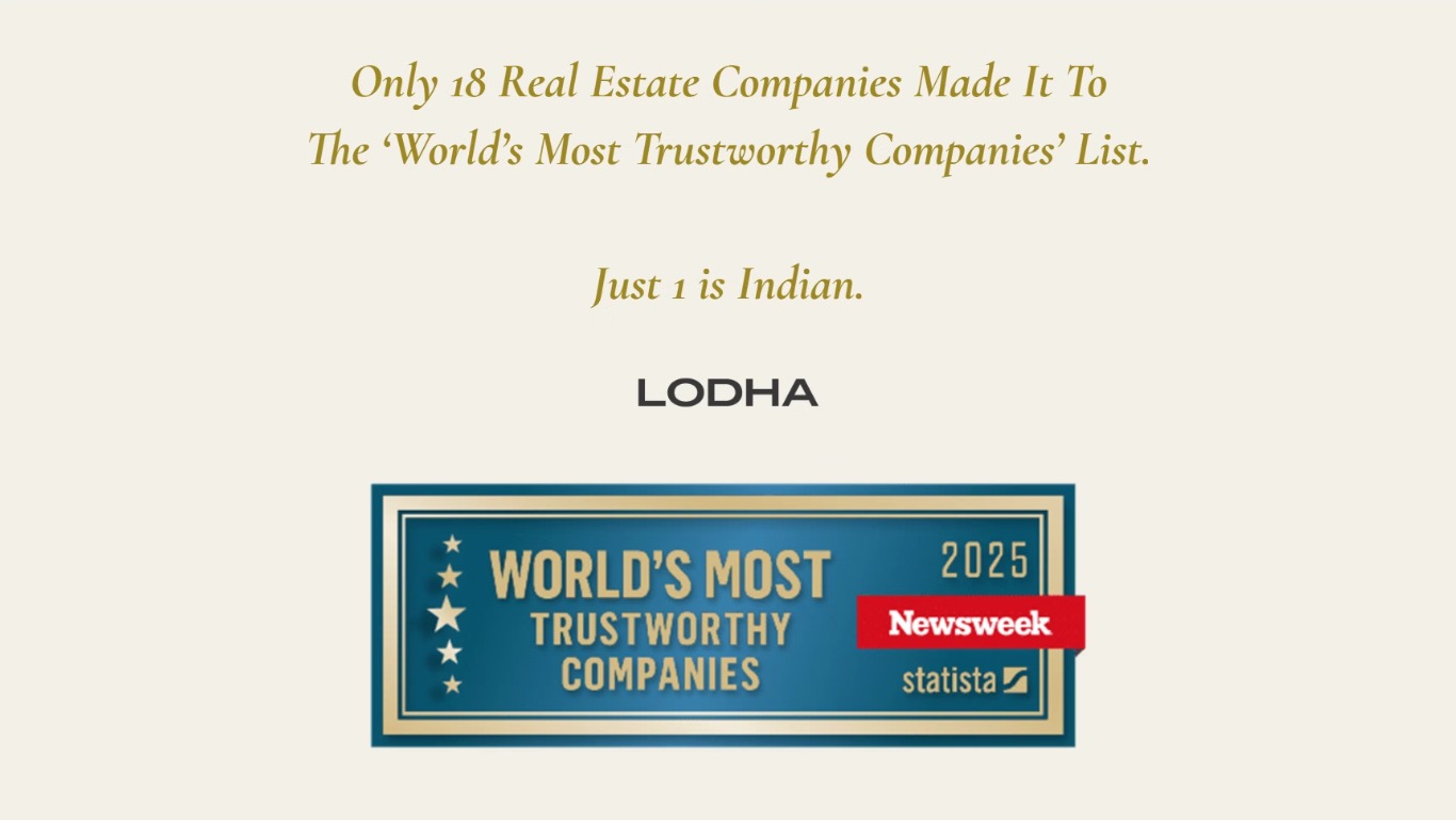 Newsweek World's Most Trustworthy Companies 2025 — Lodha